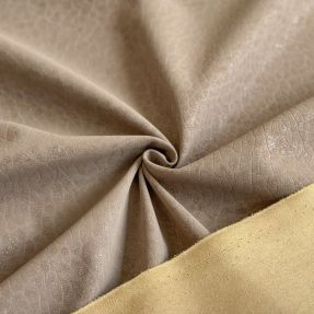 Faux leather STRUCTURE taupe