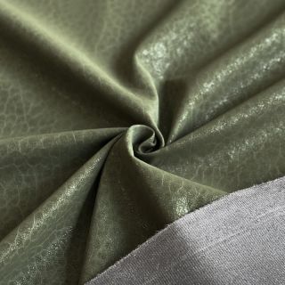 Faux leather STRUCTURE army green
