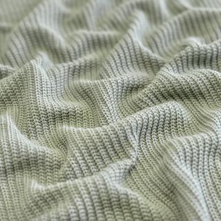 Knitted Cotton COTTON old green