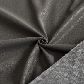Faux leather STRUCTURE grey