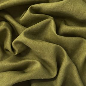Linen enzyme washed 170 g green