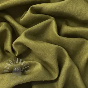 Linen enzyme washed 170 g green