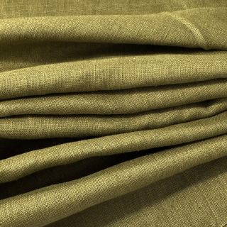 Linen enzyme washed 170 g green