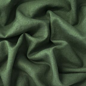 Linen enzyme washed 170 g forest green