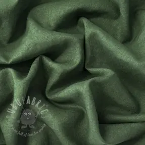Linen enzyme washed 170 g forest green