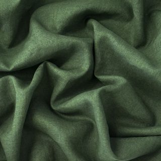Linen enzyme washed 170 g forest green