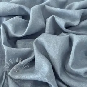 Linen enzyme washed 170 g blue