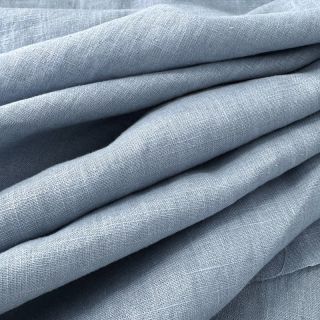 Linen enzyme washed 170 g blue
