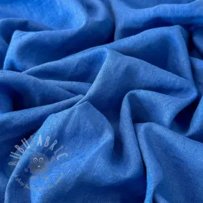 Linen enzyme washed 170 g cobalt