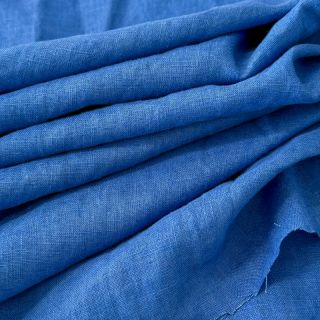 Linen enzyme washed 170 g cobalt