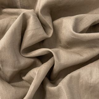 Linen enzyme washed 170 g capucchino