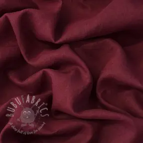 Linen enzyme washed 170 g bordeaux