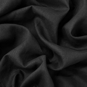 Linen enzyme washed 170 g black