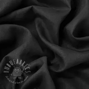 Linen enzyme washed 170 g black
