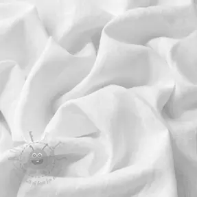 Linen enzyme washed 170 g white