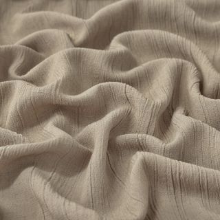 Linen viscose CRINCLE sand
