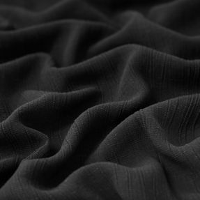 Linen viscose CRINCLE black