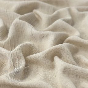 Linen viscose CRINCLE SIMPLY NATURAL