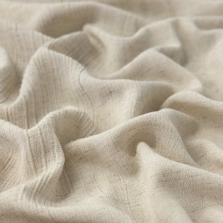 Linen viscose CRINCLE natural