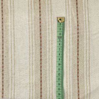 Linen viscose Stripe brown