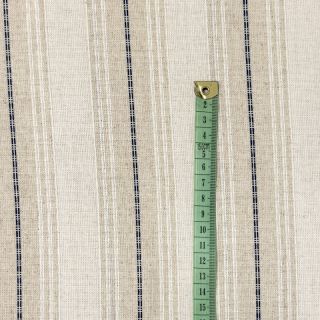 Linen viscose Stripe navy