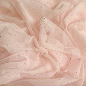 Tulle netting ROYAL MULTI FOIL rose