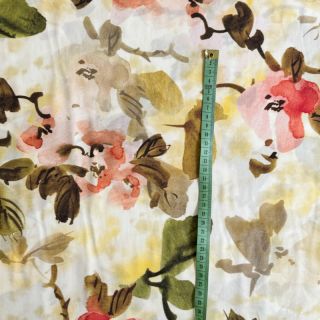 Viscose RADIANCE Green passion digital print