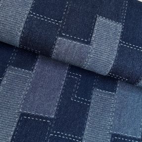 JEANS jacquard Patchwork pattern jeans