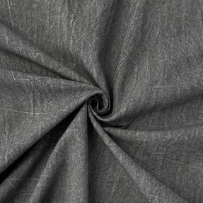 Cotton fabric DIRTY WASH Snoozy dark grey