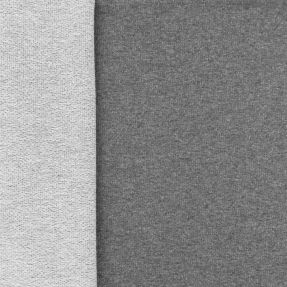 Sweat fabric MELANGE grey