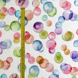 Sweat fabric Bubbles design A digital print
