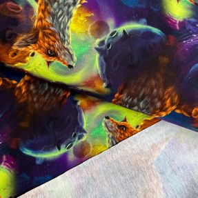 Sweat fabric Fantasy planets digital print