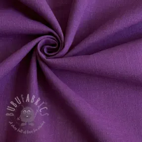 Cotton fabric with linen purple