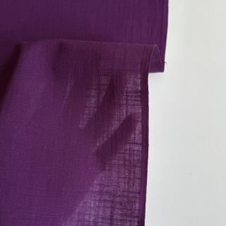 Cotton fabric with linen purple