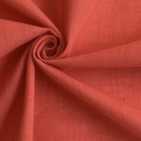 Cotton fabric with linen brick