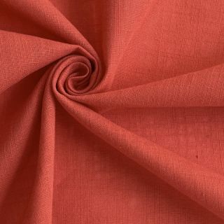 Cotton fabric with linen brick