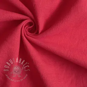 Cotton fabric with linen marlboro red