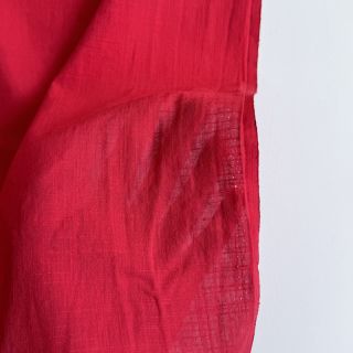 Cotton fabric with linen marlboro red