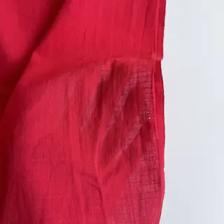 Cotton fabric with linen marlboro red