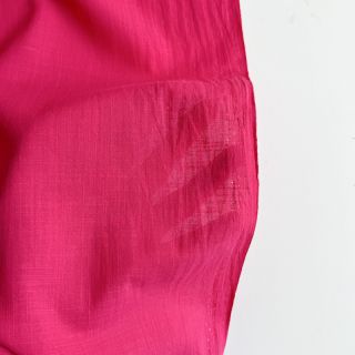Cotton fabric with linen fuchsia