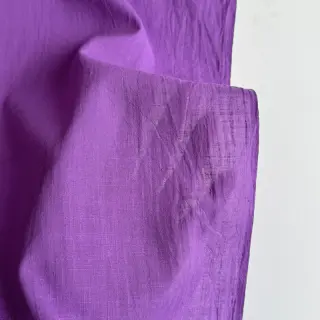 Cotton fabric with linen dark lilac