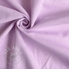 Cotton fabric with linen lilac