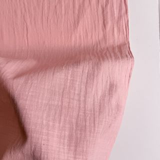 Cotton fabric with linen salmon