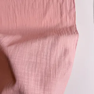 Cotton fabric with linen salmon