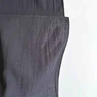Cotton fabric with linen dark grey