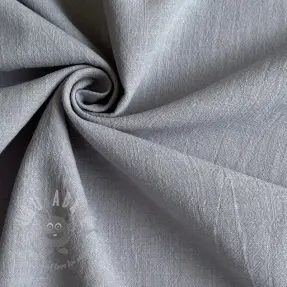 Cotton fabric with linen grey