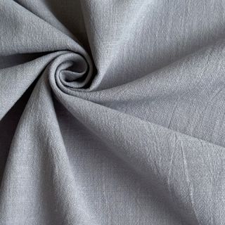 Cotton fabric with linen grey
