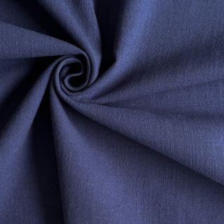 Cotton fabric with linen marine
