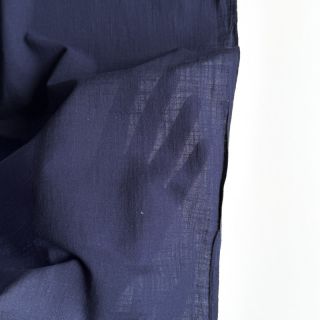 Cotton fabric with linen marine