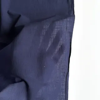 Cotton fabric with linen marine